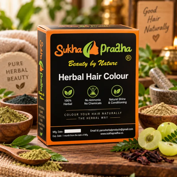 SukhaPradha Herbal Hair Color – Black